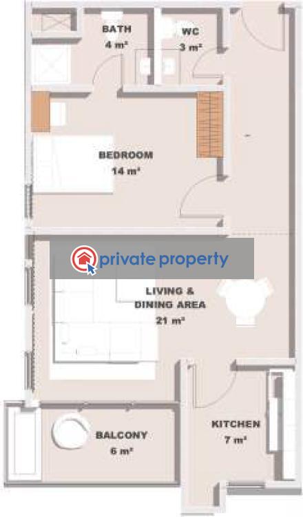 1 bedroom Apartment For Sale &nbsp;labone North Labone Accra - 6