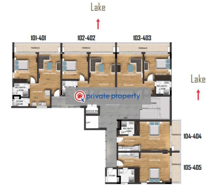 1 bedroom Mini Flat For Sale East Legon Accra - 7