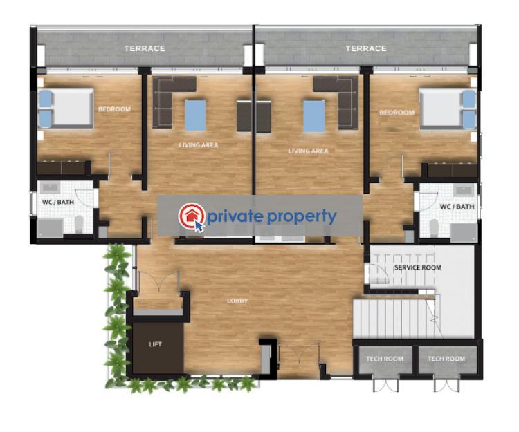 1 bedroom Mini Flat For Sale East Legon Accra - 9