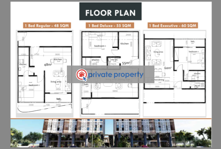 1 bedroom Mini Flat For Sale &nbsp;adjiringanor East Legon Accra - 3