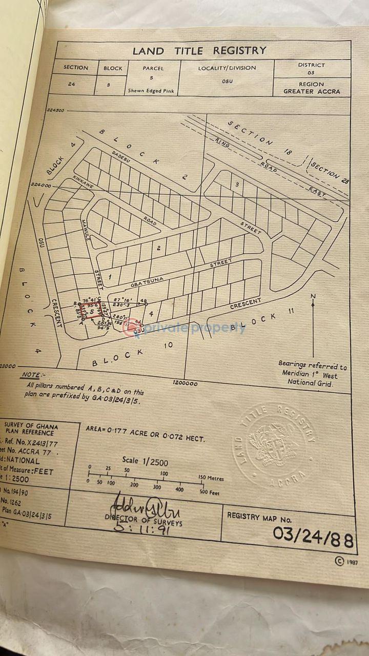 Land For Sale Nyaniba Estates Osu Road Accra - 3