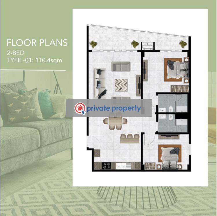 2 bedroom Apartment For Sale Airport Residential Area Accra - 4