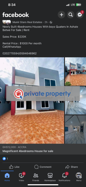 4 bedroom Detached Duplex For Sale &nbsp;estate Ashaley Botwe Adenta Municipal Accra - 8
