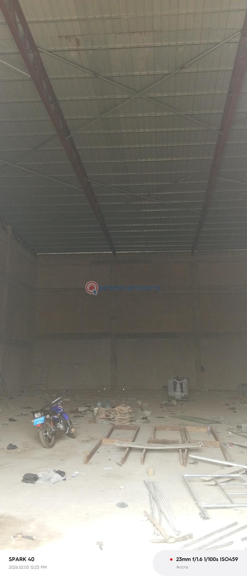 Warehouse For Rent Spintex Fan Milk Near Akwaaba Oil Refineries. Spintex Road Accra - 1