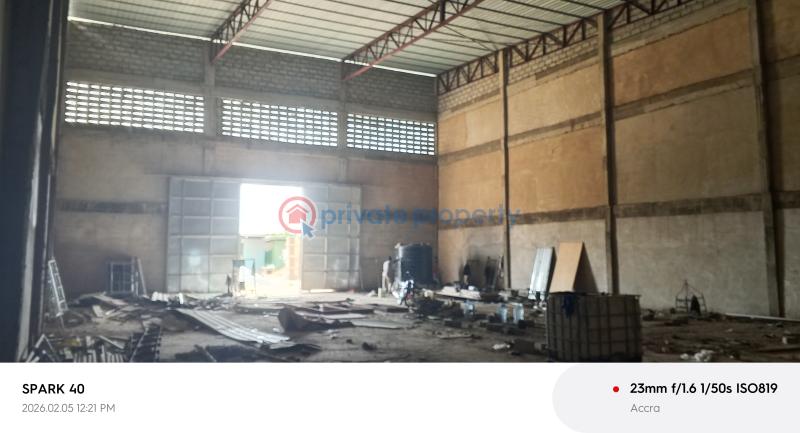 Warehouse For Rent Spintex Fan Milk Near Akwaaba Oil Refineries. Spintex Road Accra - 4