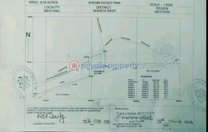 Land For Sale Mpatano Ahanta West Western Region - 0