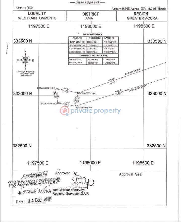 Land For Sale West Cantonments Cantonments Accra - 0