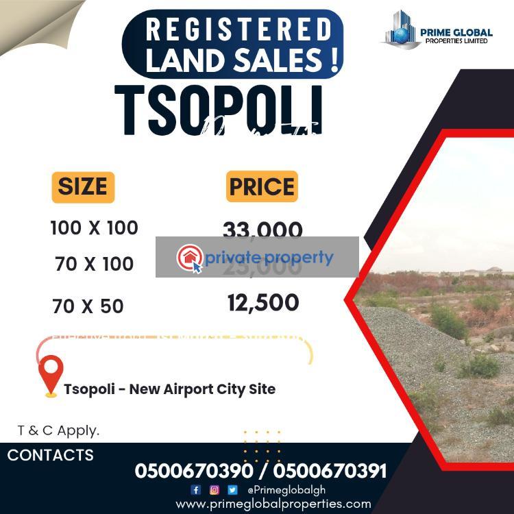 Residential Land For Sale &nbsp;new Airport City Tsopoli Ningo Prampram District Accra - 2