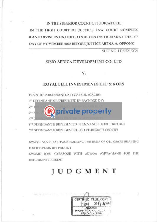 Land For Sale &nbsp;borteyman Opposite Commonwealth Studium Ashaley Botwe Adenta Municipal Accra - 9