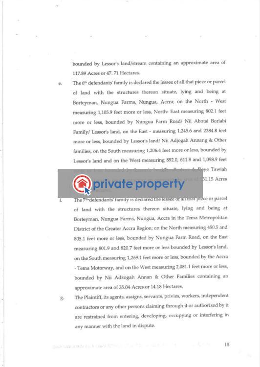 Land For Sale &nbsp;borteyman Opposite Commonwealth Studium Ashaley Botwe Adenta Municipal Accra - 12