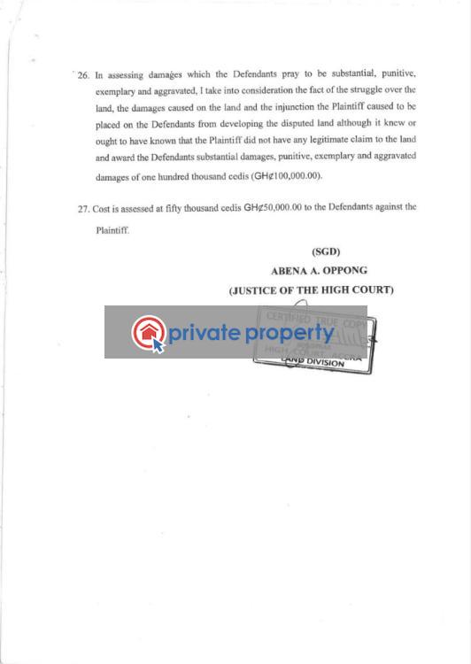 Land For Sale &nbsp;borteyman Opposite Commonwealth Studium Ashaley Botwe Adenta Municipal Accra - 6