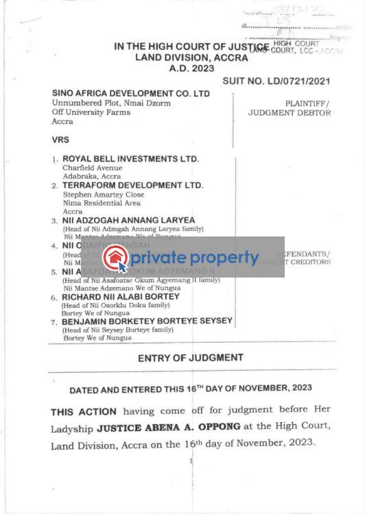 Land For Sale &nbsp;borteyman Opposite Commonwealth Studium Ashaley Botwe Adenta Municipal Accra - 13