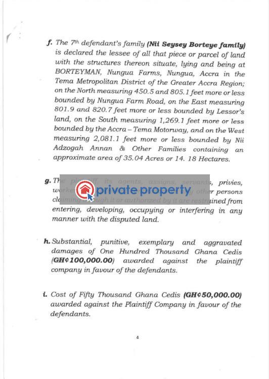 Land For Sale &nbsp;borteyman Opposite Commonwealth Studium Ashaley Botwe Adenta Municipal Accra - 11