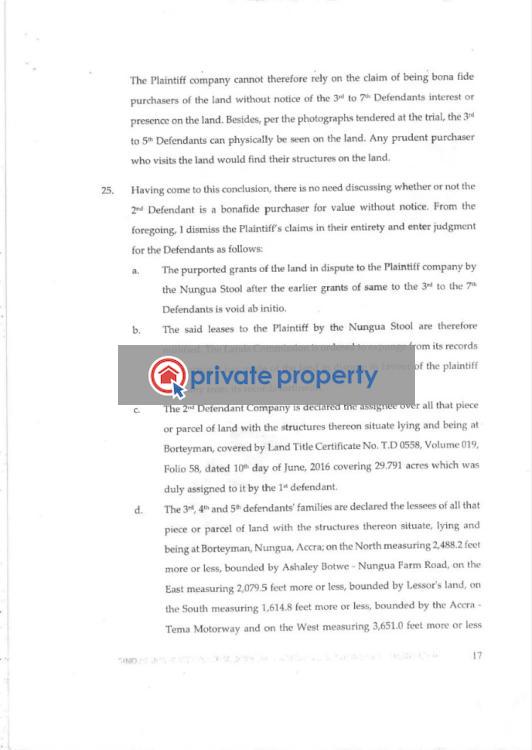 Land For Sale &nbsp;borteyman Opposite Commonwealth Studium Ashaley Botwe Adenta Municipal Accra - 8