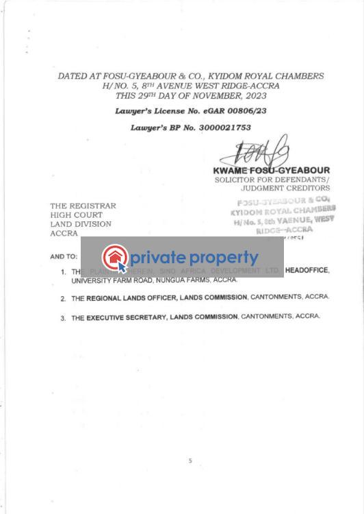 Land For Sale &nbsp;borteyman Opposite Commonwealth Studium Ashaley Botwe Adenta Municipal Accra - 14