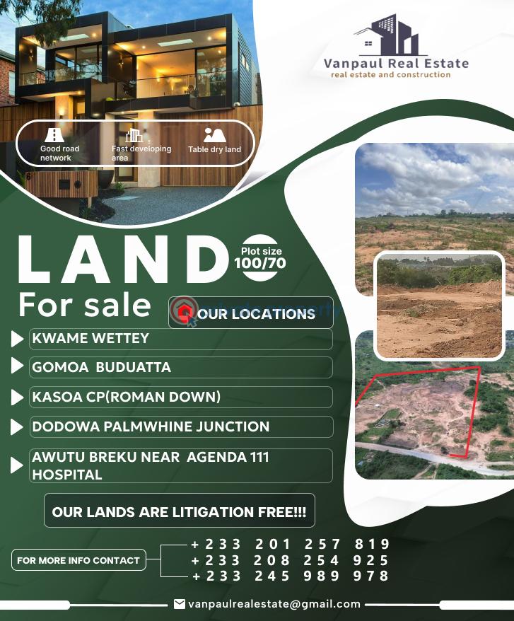 Land For Sale Kwame Wettey Kasoa Ghana Awutu-Senya East Central Region - 0