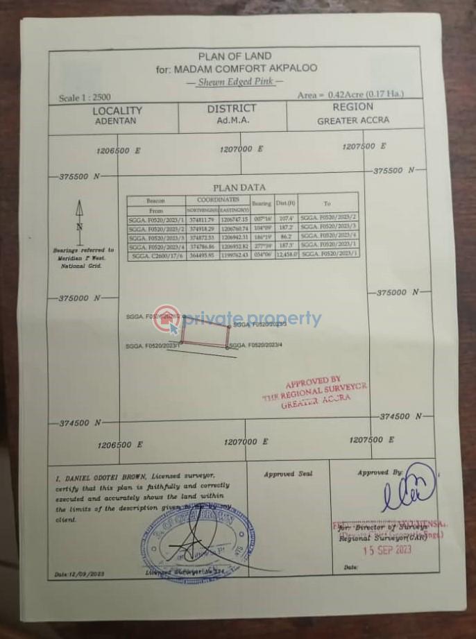 5 bedroom Land For Sale Adenta Housing Down Adenta Adenta Municipal Accra - 0