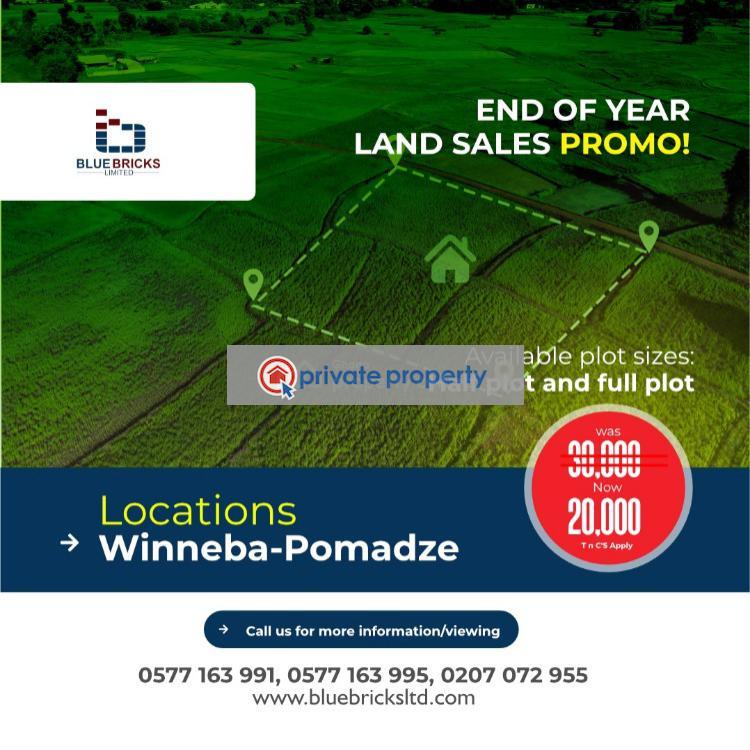 Land For Sale winneba Pomadzie Road Effutu Municipal Central Region