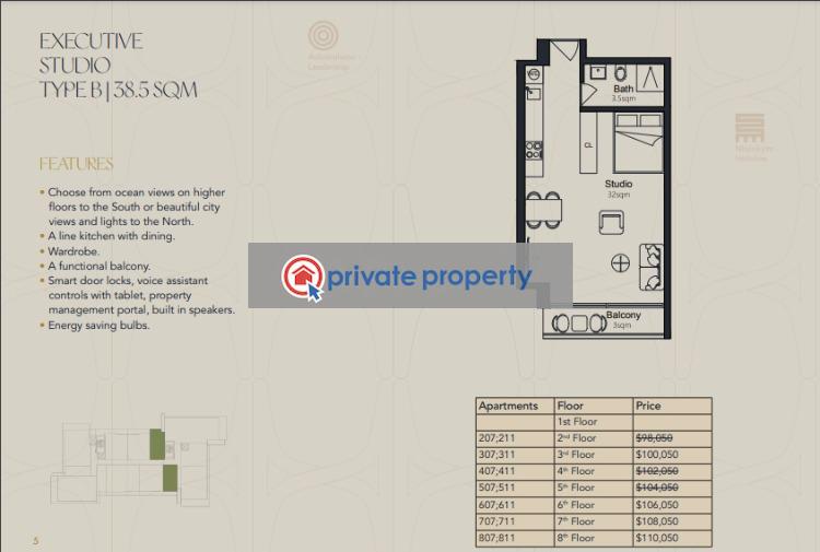 1 bedroom Apartment For Sale &nbsp;labone North Labone Accra - 4