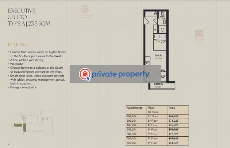 1 bedroom Apartment For Sale &nbsp;labone North Labone Accra - 8