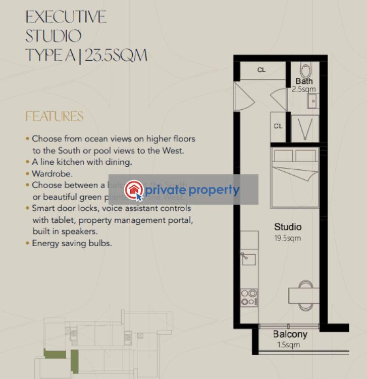1 bedroom Apartment For Sale &nbsp;labone North Labone Accra - 7