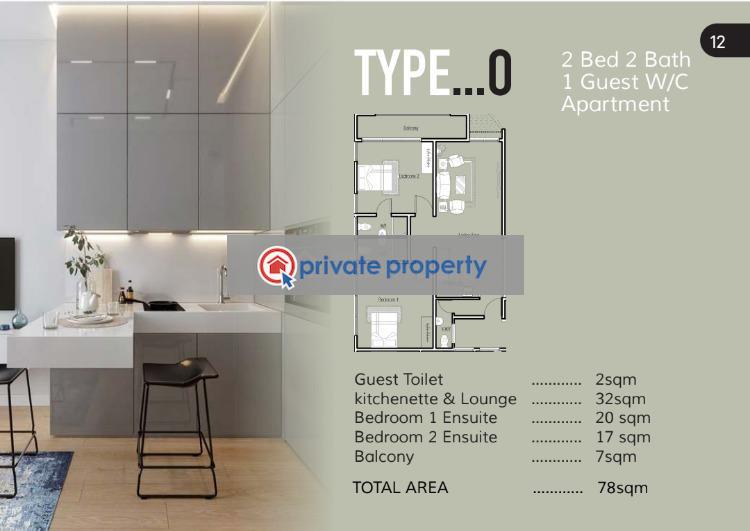 2 bedroom Apartment For Sale &nbsp;dzorwulu West Airport Airport Residential Area Accra - 4